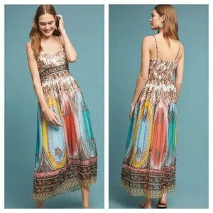 Anthropologie Virginia Chiffon Dress